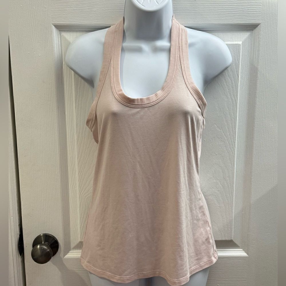 Athleta Shirt Womens light pink Tank Top Athletic Outdoors Gym size XS‎
